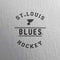 NHL St. Louis Blues Black Text Beats Solo 3 Wireless Skin